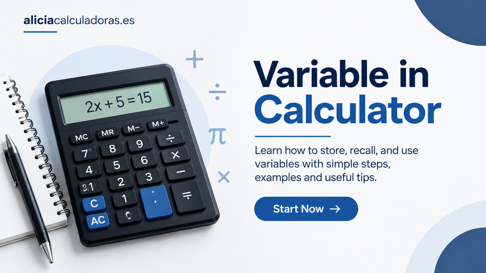 Variable in Calculator