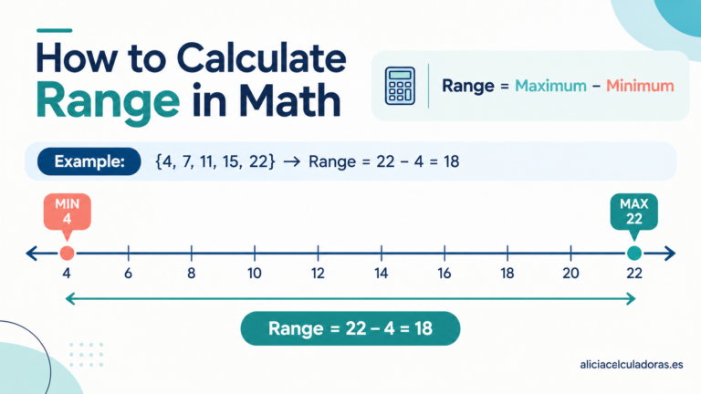 How to Calculate Range in Math: 5 Easy Steps + Examples