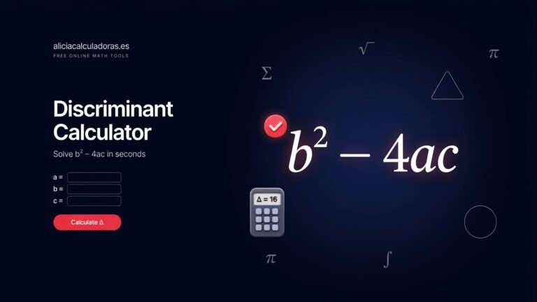 discriminant calculator