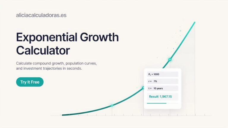 Exponential Growth Calculator: 4 Examples, Formula & How to Calculate